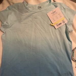 Athleta Light Blue Ombre Kids Tee